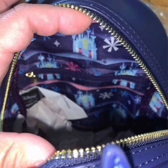 Disney Loungefly Cinderella castle mini backpack main image 9